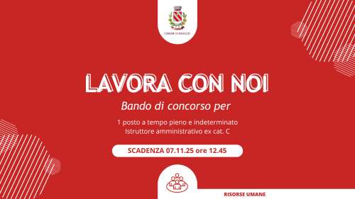 img title Aperto bando di concorso per Istruttore amministrativo
