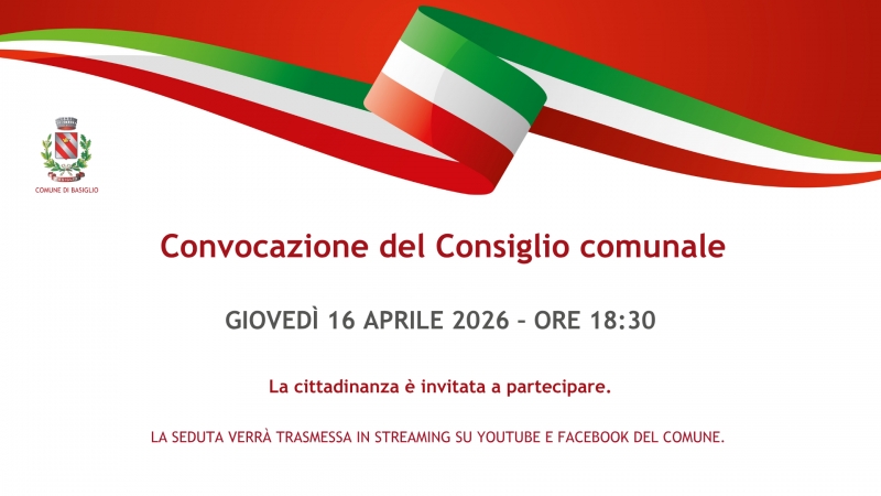 Convocazione Consiglio Comunale
