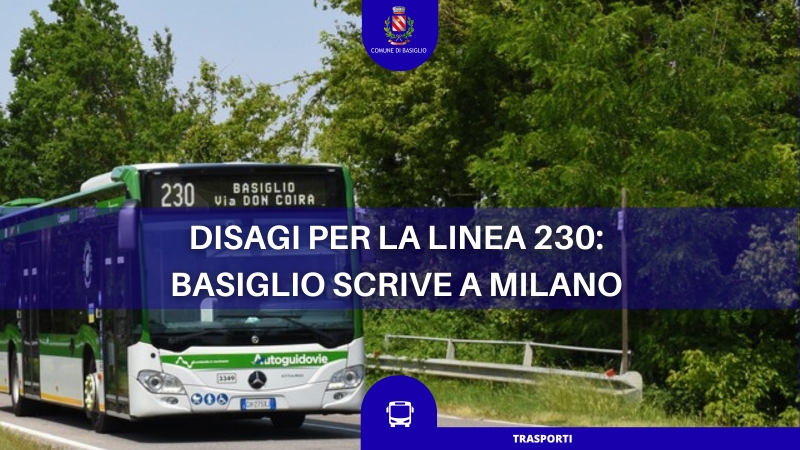 Disagi per la linea 230: Basiglio scrive a Milano 