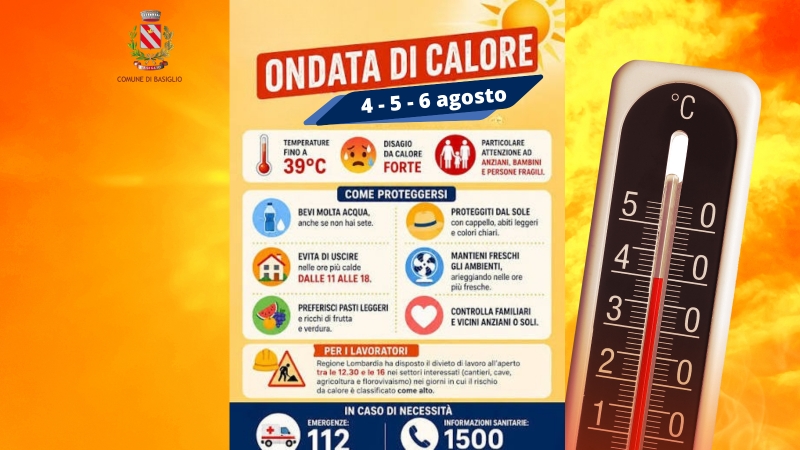 Ondata di calore: i consigli per proteggersi dalle alte temperature