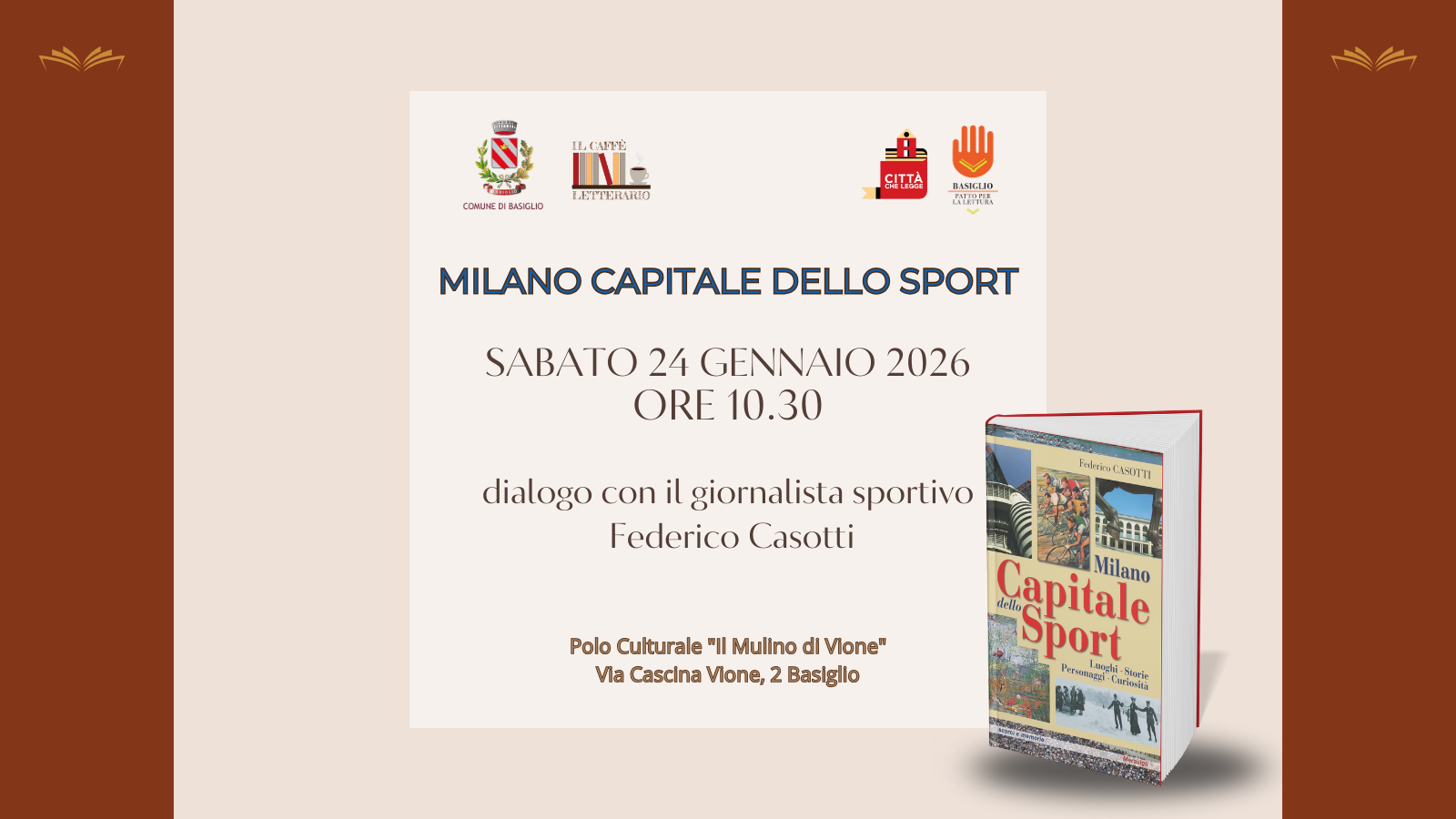 Caff� Letterario: incontro con Federico Casotti