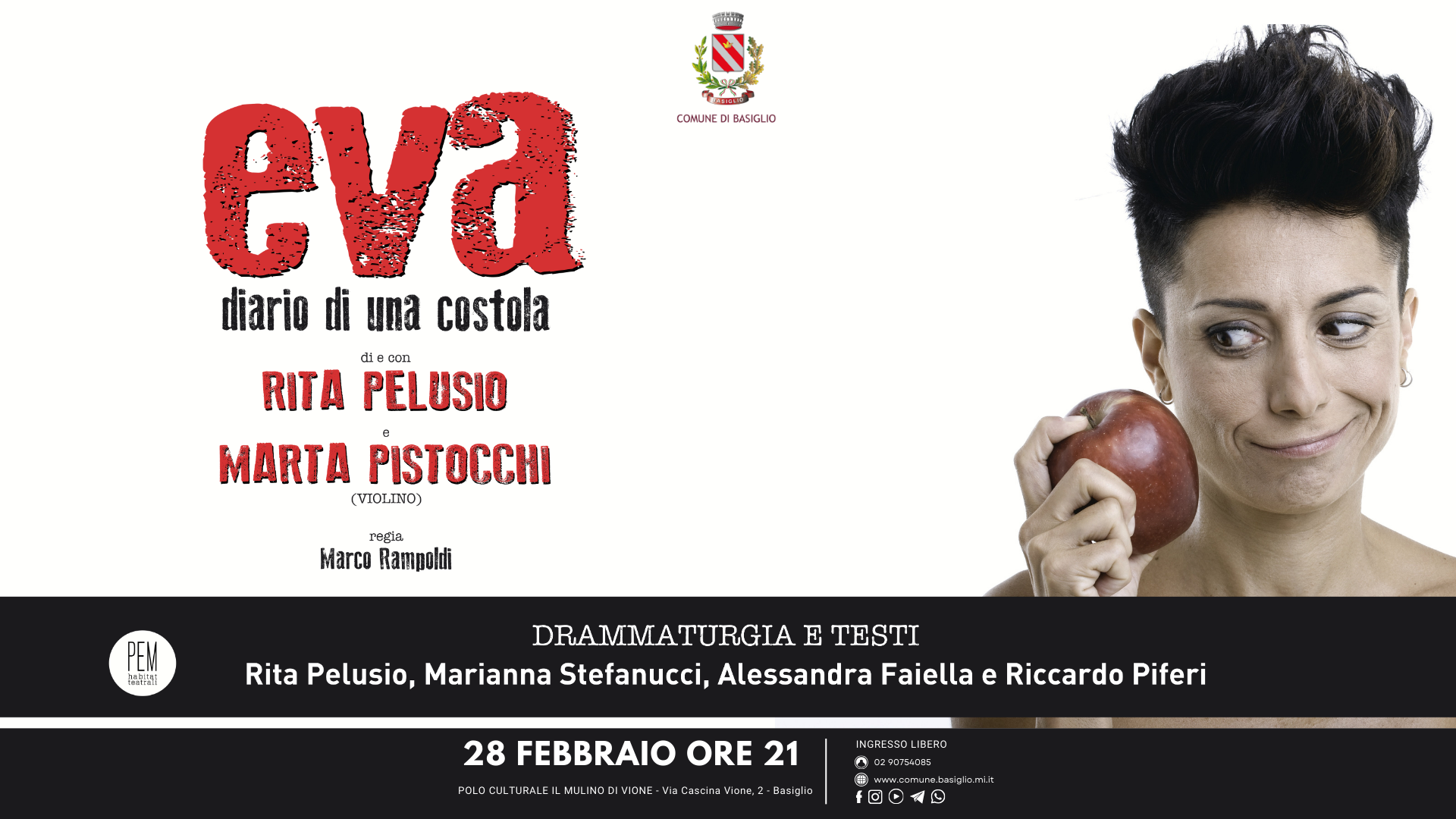 La comicit� al Polo Culturale Il Mulino di Vione con \