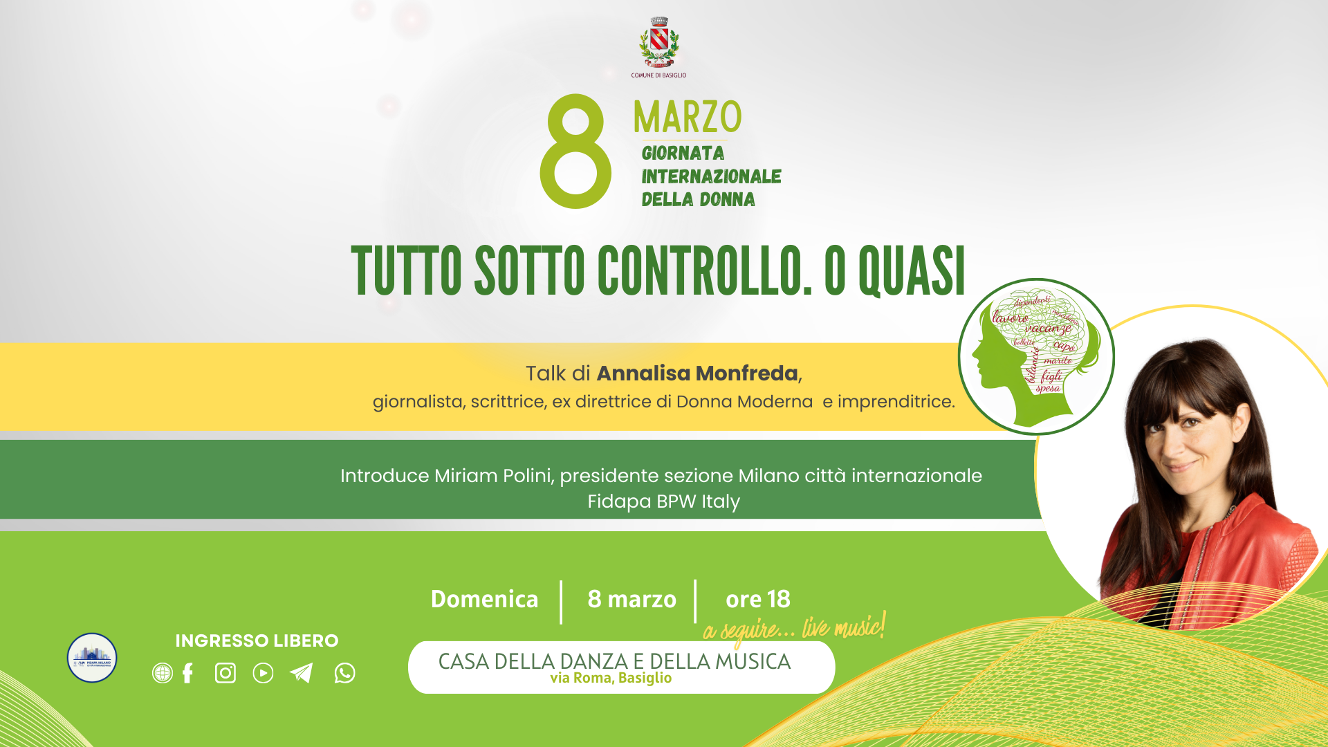 �Tutto sotto controllo. O quasi�: il talk di Annalisa Monfreda