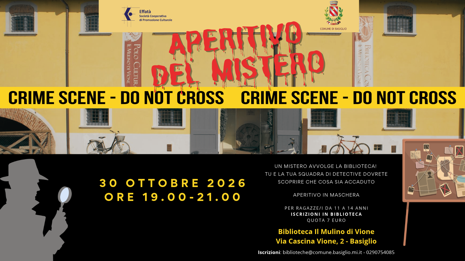 Halloween in biblioteca: arriva l�Aperitivo del mistero